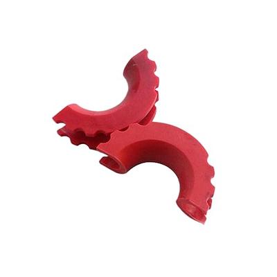 TOYMYTOY 2pcs Shackle Protector Shackle Isolator Winch Shackle Trailer Post Shackle Bumper Protector Kit Shackle Red