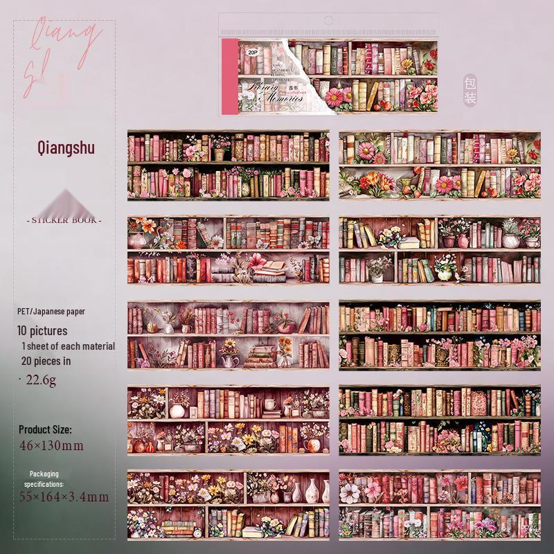 Ketchup Girl Sticker Book Collection: DIY Scenery Collage with 6 Designs