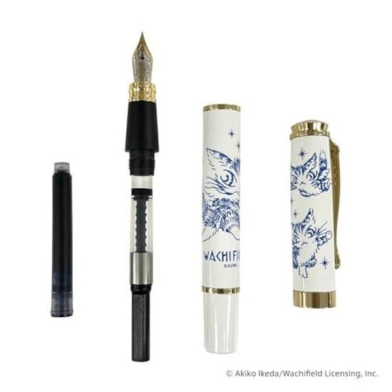 Wachifield Cat Dayan Fountain Pen (Ivory) Cartridge Converter Ink Color Blue Black F Size (Fine) eHONTOMO Japan Publishing Sales IP909898