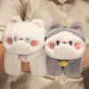 Animal Cat Slap Snap Wrap Wristband Bracelet Hug Cat Plush Hand Ring Wristband Kids Toys Elegant Birthday Christmas Gift