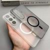 For Magsafe Frosted Soft TPU Case for Samsung Galaxy S24 S25 S26 Ultra S23 Plus Matte Magnetic Wireless Charging Thin Slim Cover