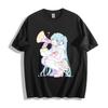 Hatsune Miku Cloud Hair Ascend T-Shirt - Serene Blue Sky Flow Design Unisex Tee