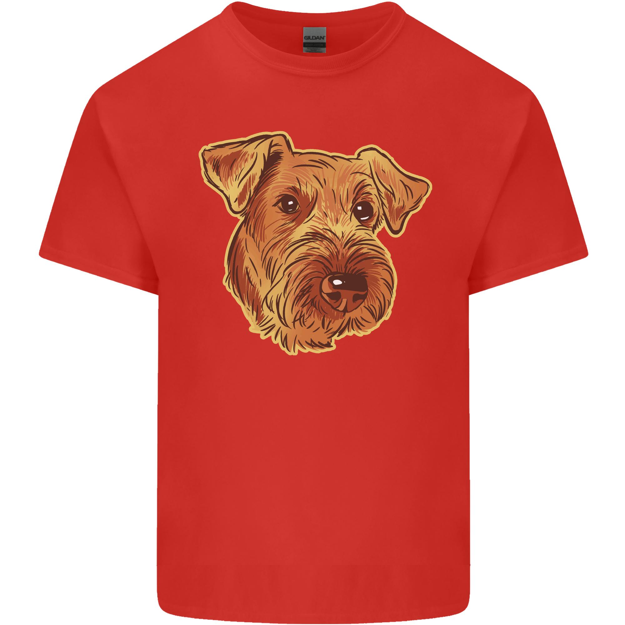An Airedale Terrier Waterside Bingley Dog Unisexs Light Cotton TShirt S