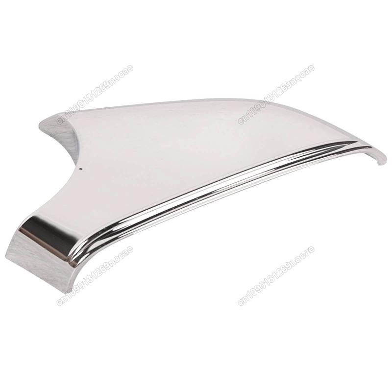 Side Mirror Bottom Lower Holder Frame For Tesla Model S Silver Chrome Glossy 2014 2015 2016 2017 2018 2019 2020 2021 Replacement