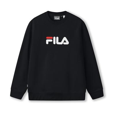 Fila Original Einfach Klassisch Lässig Weich Bequem Locker Pullover Sweatshirt Unisex Sweatshirt F51U549202F-BK