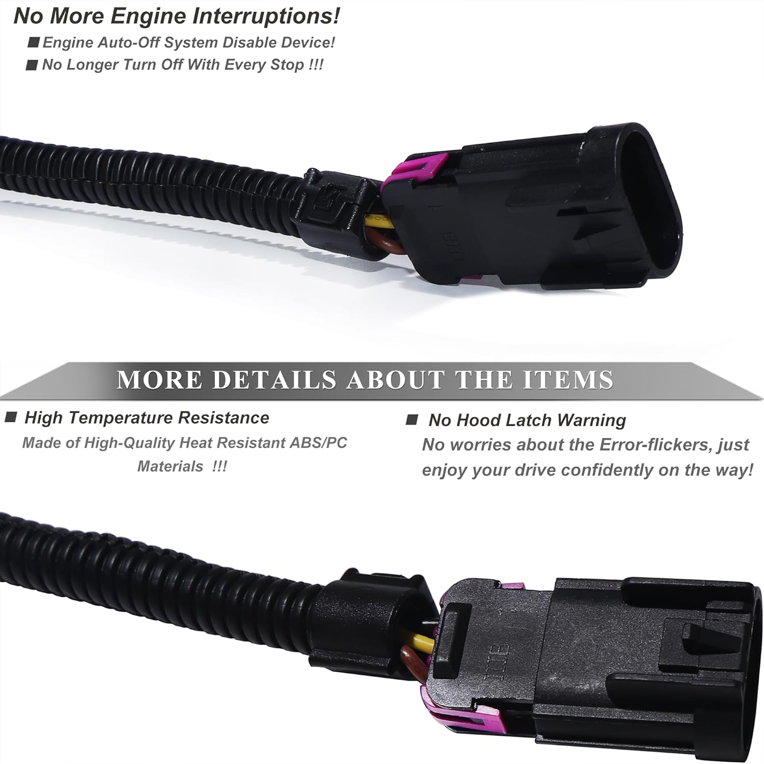 Auto Start Stop Eliminator for 2013-2018 Chevy Malibu Impala Cruze Equinox GMC Terrain Error Free Engine Stop-Start Disabler