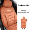 Car Velvet Cushion Vinter Leather Backrest Seat Cover Accessories For Jeep Grand Cherokee Compass Patriot Renegade Wrangler Libe ANO1