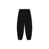 FILA Logo Embroidered Woven Tapered Sports Pants Women bottoms Black F11W219801F-BK
