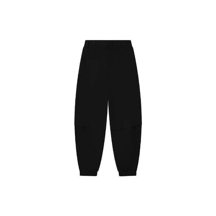 FILA Logo Embroidered Woven Tapered Sports Pants Women bottoms Black F11W219801F-BK