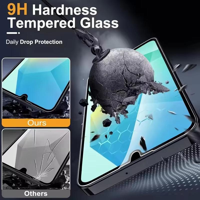 4Pcs HD Screen Protector For Xiaomi Redmi 15C 15 14C 10C 12C 13C K40 K70 12 13 Glass Redmi Note 15 Pro 14 13 12 11 10 9 Pro 9S