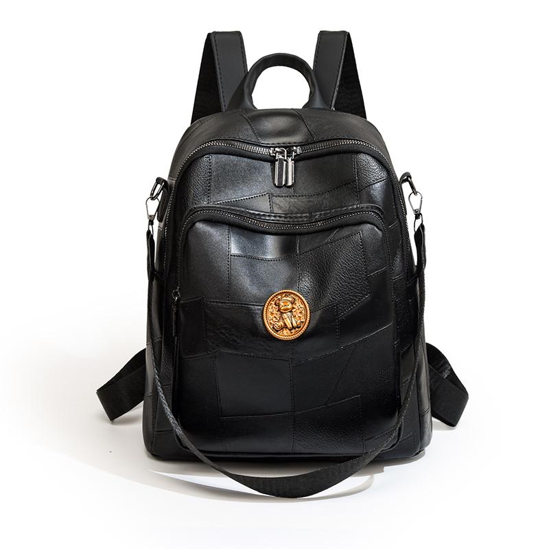 Мягкий кожаный женский рюкзак — фото 19