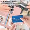 For Vivo V50 Lite 5G Case RFID Blocking Card Holder Kickstand TPU + PU Leather Phone Back Cover
