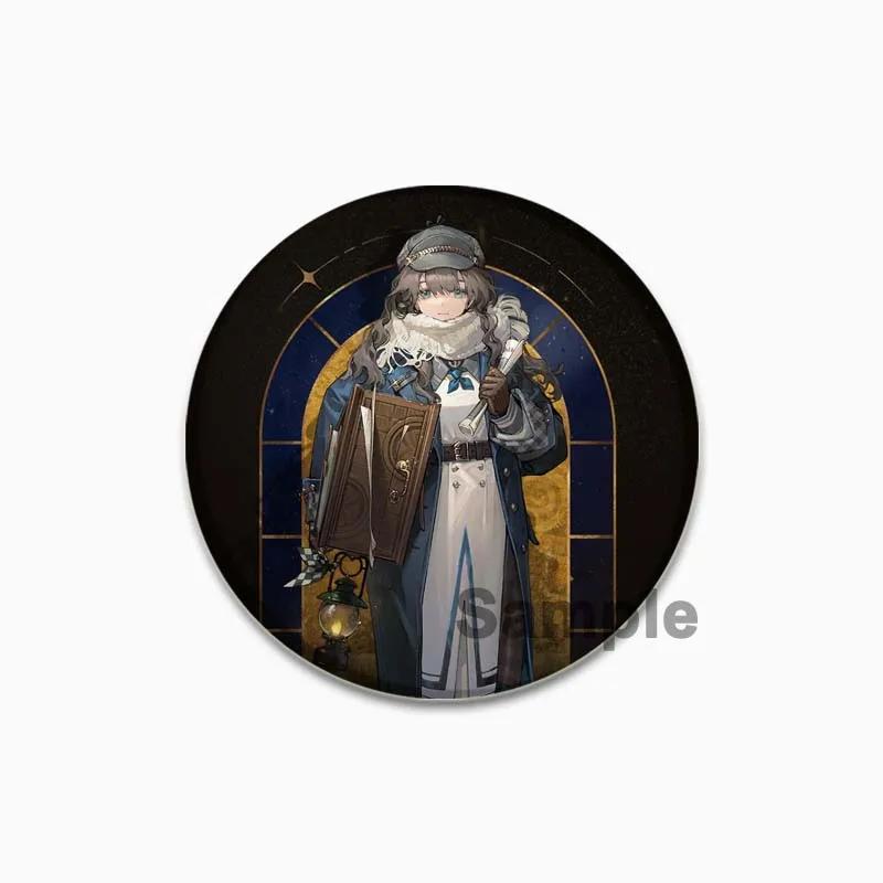 32/44/58mm Electronic Role Playing Games Badge Spathodea Ezra Desert Flannel Brooches Handmade Lapel Pins for Clothes Hat Backpack Jewelry