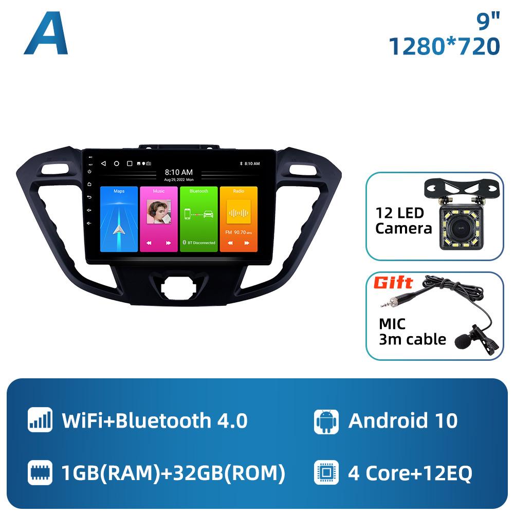 For Ford Transit Tourneo Custom 2013 - 2021 Car Radio 2 Din Android Multimedia Player Screen Head Unit Navigation Carplay Stereo