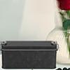 Iron Rectangular Tin Box Metal Storage Container for Cookies Candy Snacks Gifts Keepsake Jewelry Decorative Storage