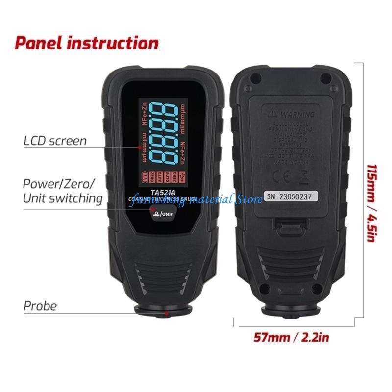 Y5GD Compact Car Paint Thickness Meter Automotive Paint Thickness Gauge 0-2000um
