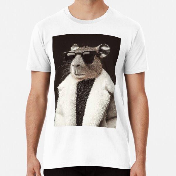 

Chic Capybara in Fur and Shade S to 5XL Made in the AU/USA T-Shirt S