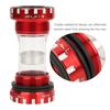 BB109 Mountain Bicycle Integrated Hollow BB Press Bearings Thread Bottom Bracket DIY Bike AccessoryRed