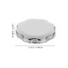 3Pcs Universal Fuel Tank Caps Leakproof Metal Gas Cap Replacement for Mini Bikes Dirt Bikes Generators Tiller