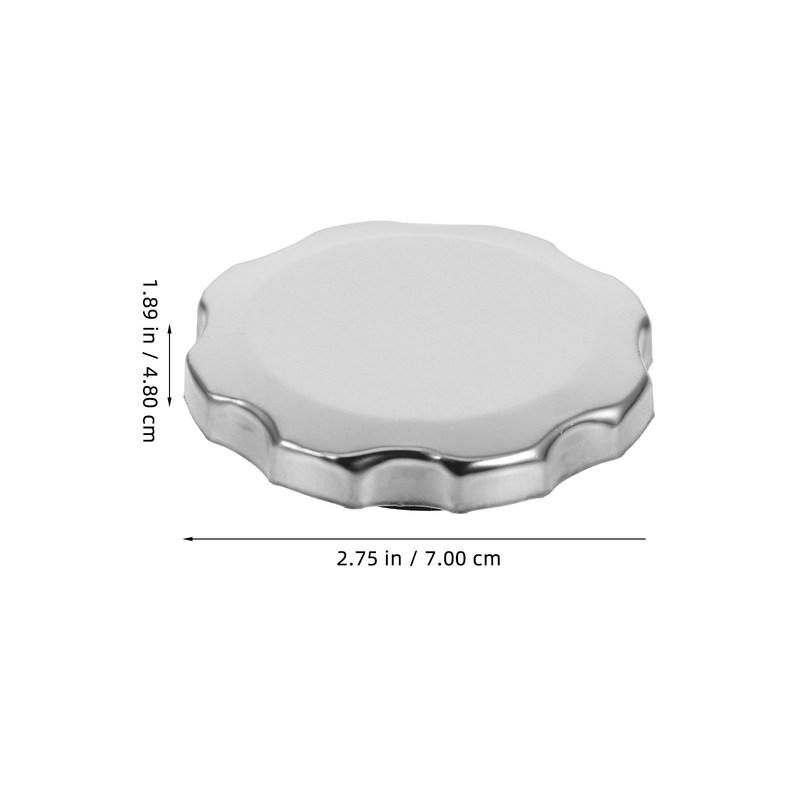3Pcs Universal Fuel Tank Caps Leakproof Metal Gas Cap Replacement for Mini Bikes Dirt Bikes Generators Tiller