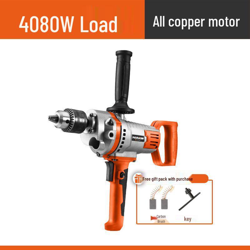 High-Power Electric Mixer for Paint, Putty, Cement & Mortar