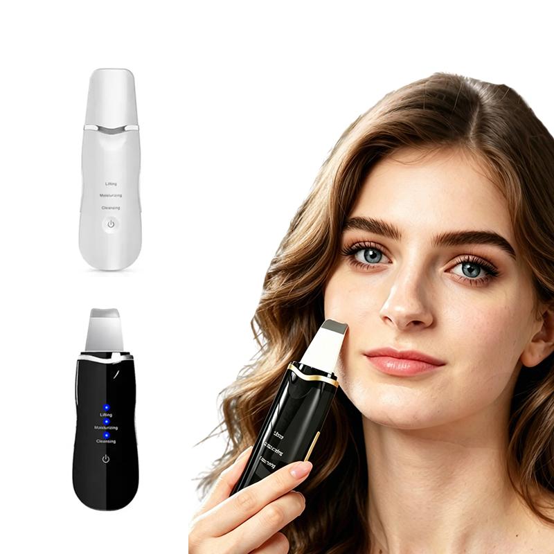Skin Scrubber Spatula Ultrasonic Face Scrubber Facial Spatula Lifting Moisturizing Cleaning Rechargeable Beauty Tool
