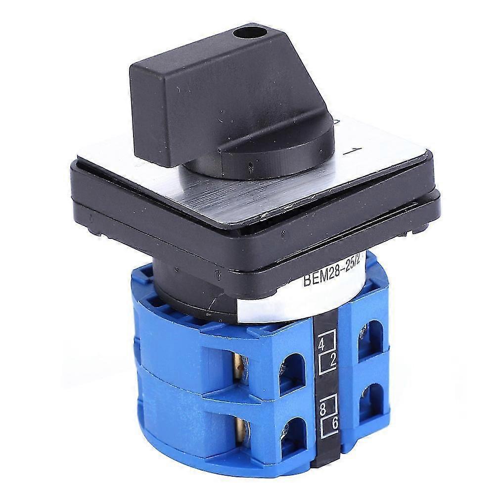 BEM28-25/2 C04 25A 690V Interrupteur rotatif de changement de position 2 positions 48x48x80mm