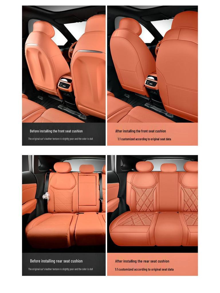 All-Season Leather Seat Covers for Changan Deepal S07 2025 Model