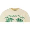 ONITSUKA TIGER Straight Cut Round Neck Comfortable Short Sleeve T-Shirt Unisex Tops Off-White 2183B368-700