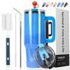1182ml Stainless Steel Thermal Cup Large Capacity 40oz Tumbler with Handle and Straw Double Vacuum Flasks Coffee Insulated Mug