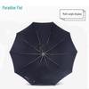 Paradise 10-Rib Large Double Wind-Resistant 3-Fold Rain/Sun Umbrella