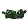Warmer Autumn Crochet Winter Knitted Big Eye Frog Ear Protective Beanie Hats Frog Hat Knitted Caps