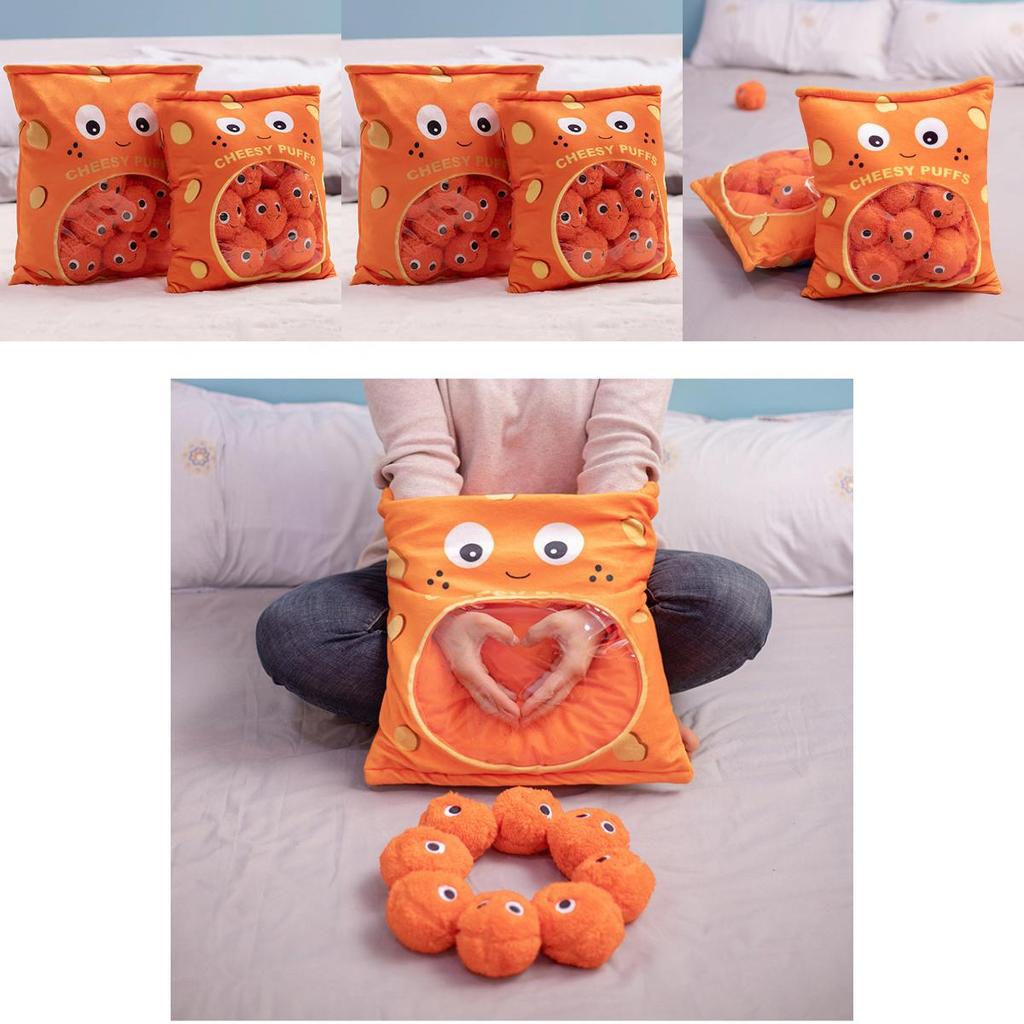 Morbido Peluche Gonfio a Forma di Snack con Imbottitura in Cotone PP per Ragazze Idea Regalo