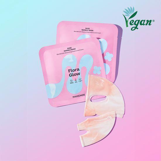 Hydrogel Mask Mamonde Flora Glow Rose Marble Pack 1 Sheet
