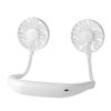 Mini Ventilatore da Collo Sportivo Ricaricabile USB a 3 Velocità Regolabili per Casa Ufficio Viaggio all'Aperto Ventilatore da Collo Compatto da Appendere