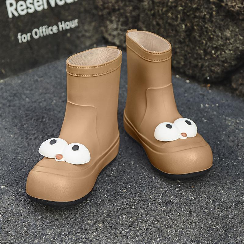 

Стильные и симпатичные женские резиновые сапоги средней высоты, резиновые сапоги с рисунком, резиновые сапоги средней высоты, теплые и водонепроницаемые ботинки для взрослых, всесезонная рабочая обувь 40/41 коричневый