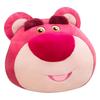 Strawberry Bear Throw Pillow Bedroom Bedside Cushion Large Backrest Student Dormitory by Playing Mobile Phone Bed Pillow Gift Girl