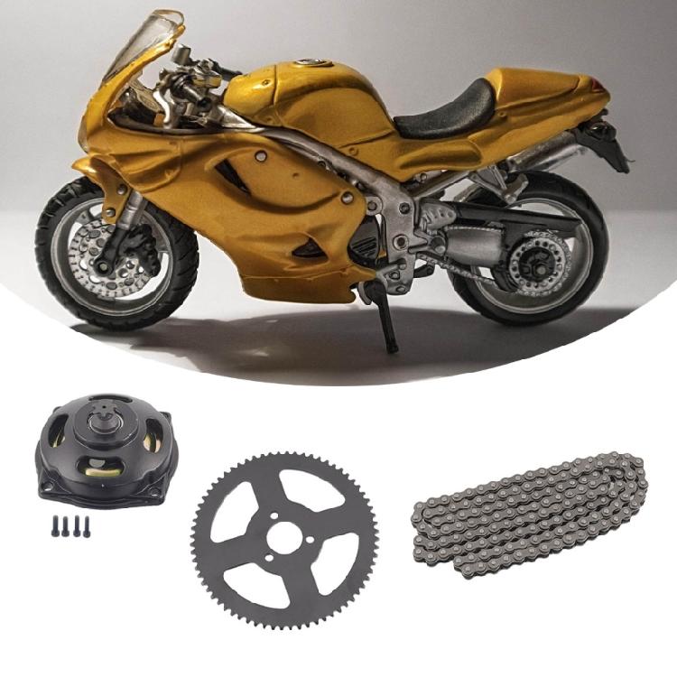 Replacement Accessories Mini Pocket Bike Tooth Chain Sprocket Gear Box Links 7T Gear Box 68T Sprocket 144 Link