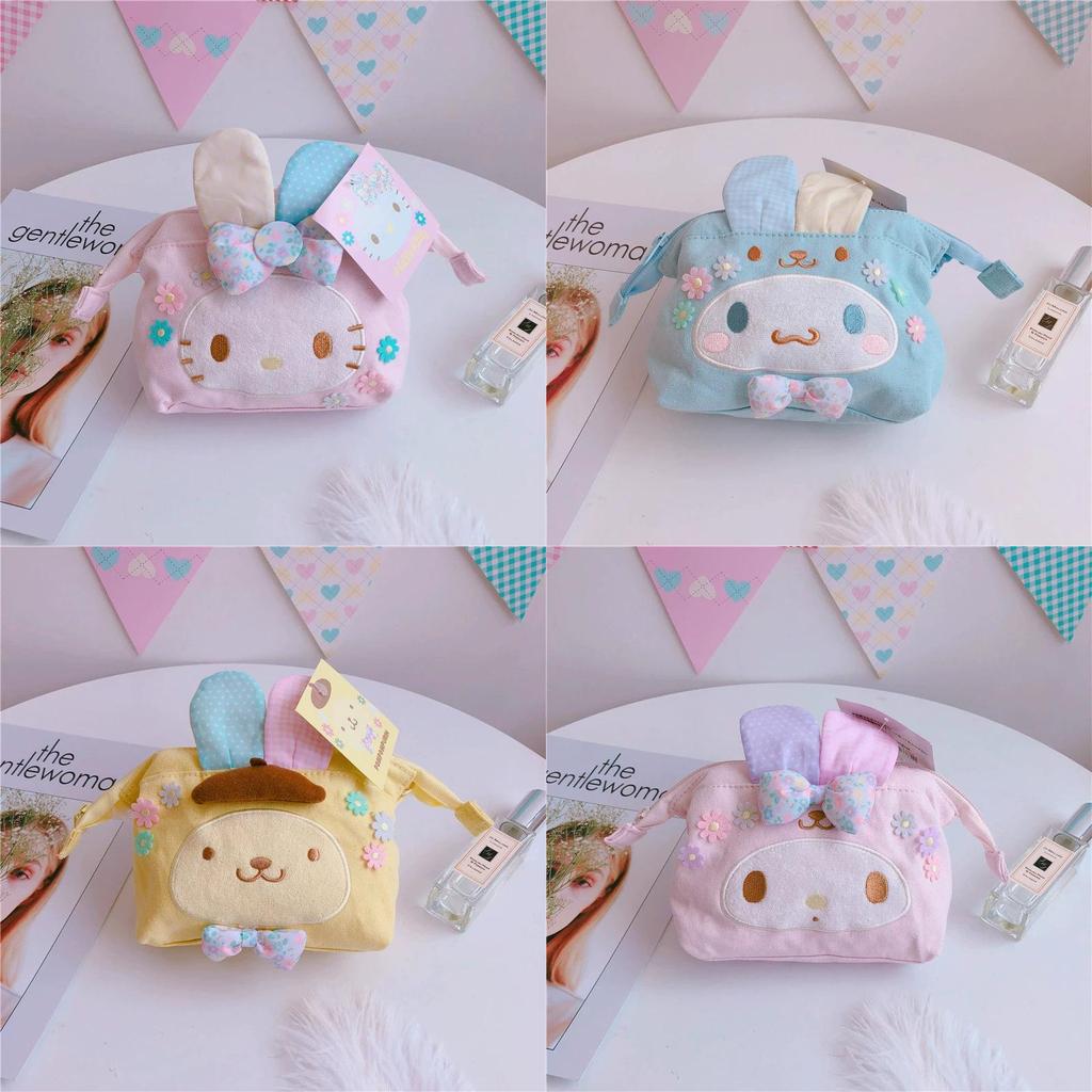 My Melody Cartoon Leinwand Kosmetiktasche Mit Atmungsaktivem Strapazierfähigem Stoff Für Den Täglichen Gebrauch