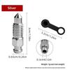 Motorcycle Brake Pump Caliper Exhaust Screw 1 Set with Dust Cap Easy to Replace for Moped Scooter DIY Repair