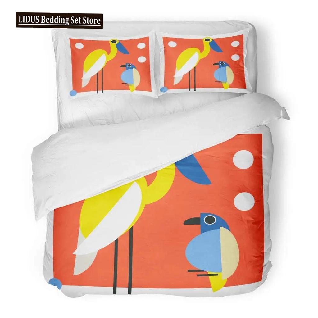 Chicken Duvet Cover King Queen Size Lovely Hen Pattern Bedding Set Kids Teens Adults Farm Animals Soft Polyester Comforter Cover