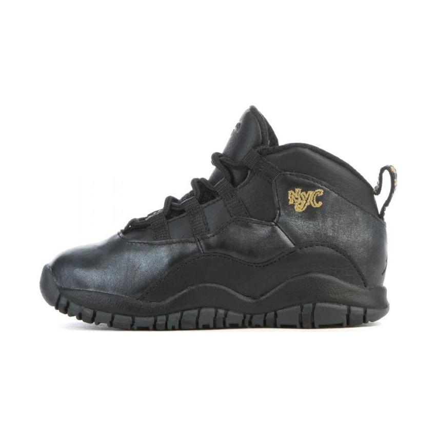 

Jordan Air Jordan 10 Slip Resistant Cushioning Abrasion Resistant Mid top Toddler Shoes Infant And Toddler 310808-012 23.5