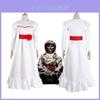 Očarující Annabelle Creation Halloweenská hororová panenka Bílé šaty Pro dívky a dospělé