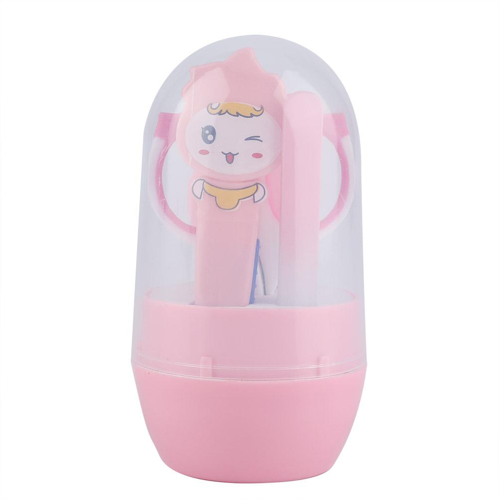 Ensemble 4 pièces Celsius Outil en plastique pour le toilettage de bébé Outil de nettoyage pour la santé(Bleu)