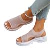 Fashion Summer Women Sandals Roman Slip On Shallow Fish Bottom Sandals Breathable Lace-Up Sports Hollow Designer Shoes Zapatos De Mujer
