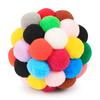 Plush Ball Squeak Toy for Large Dogs Colorful Chew Resistant Fun Pet Accessories Labrador Retriever Plaything
