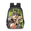Zaino Scolastico per Bambini JoJo's Bizarre Adventure Borsa Cartoon Anime Ragazzi Ragazze 3-4 Elementare Leggero Ergonomico Tessuto Oxford
