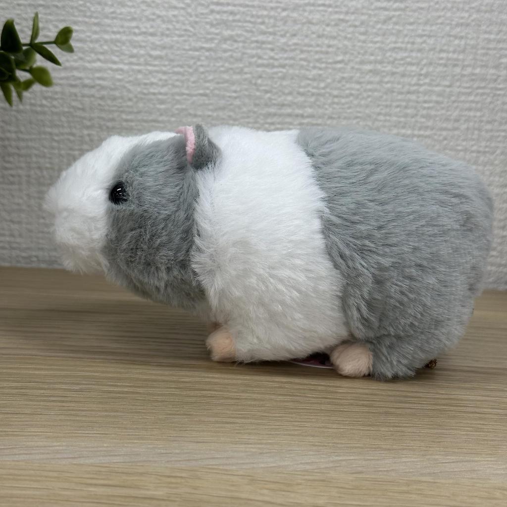 Niedliches Verkaufsplüschtier MOU MOU Meerschweinchen Klein Grau F0324