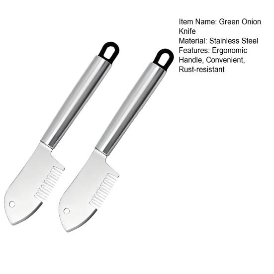 Krajalnica do szczypiorku i warzyw ze stali nierdzewnej z ergonomicznym uchwytem, odporna na rdzę, precyzyjna szatkownica, narzędzie kuchenne do dekoracji sałatek, do stir-fry