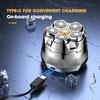 New Electric Shaver Six-blade Whole Body Washable Shaver Magnetic Intelligent Bald Head Machine